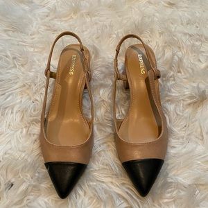 Express Chanel sling back dupes